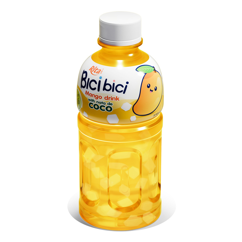 Rita Bici Bici Mango Drink with Nata de Coco 320ml Pet Bottle